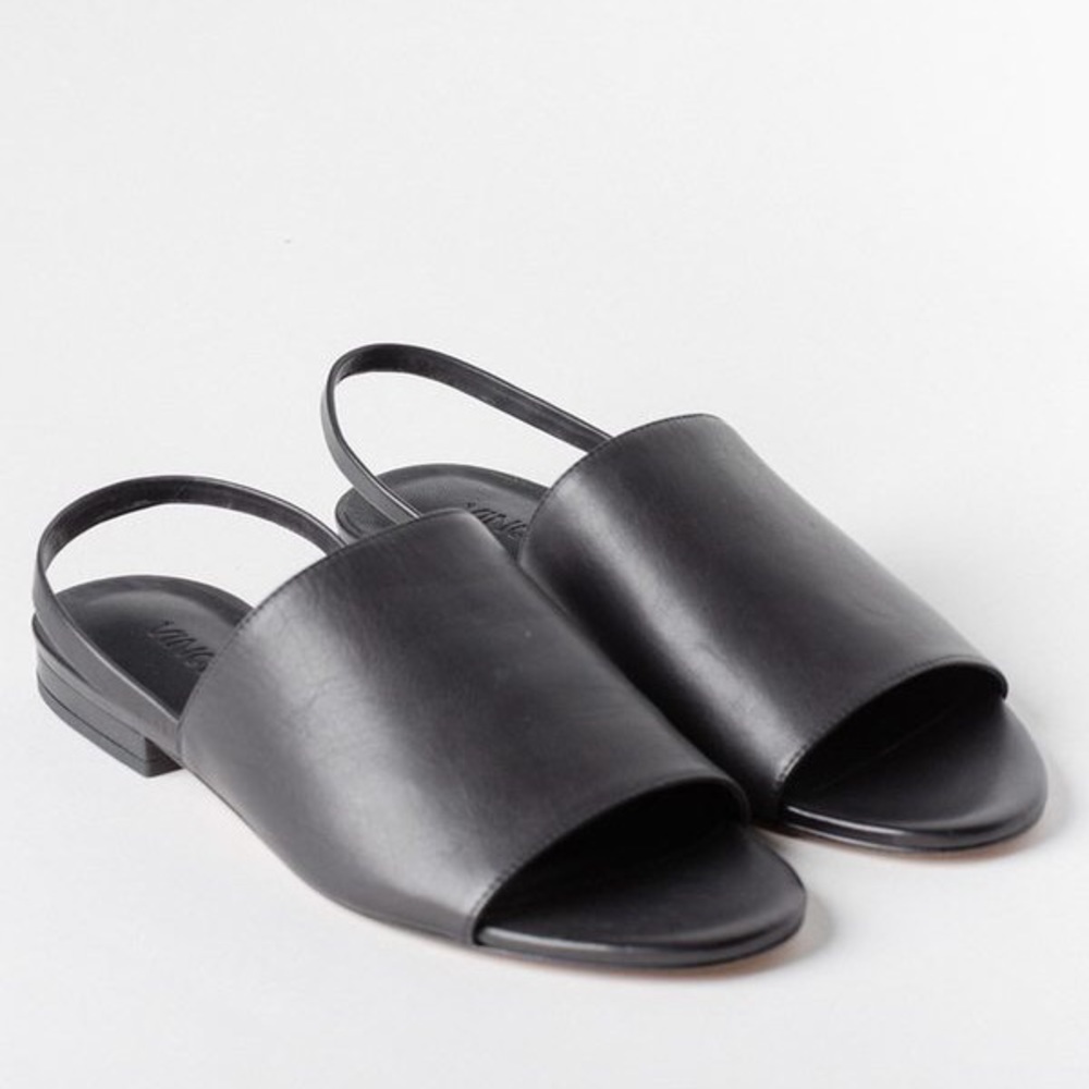 Vince Dawson Leather Slingback Sandals